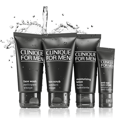 Clinique for Men günlük Cilt Bakım Seti - Kuru Karma Cilt Tipi