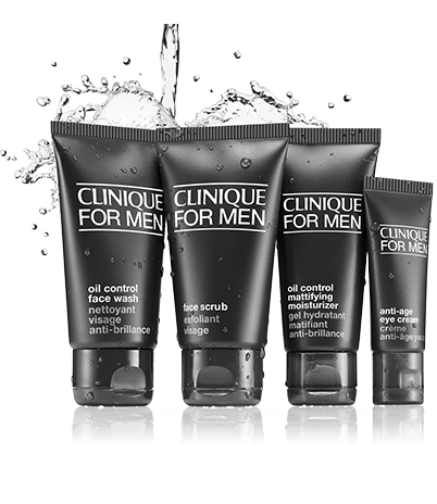 Clinique for Men günlük Cilt Bakım Seti - Yağlı Karma Cilt Tipi