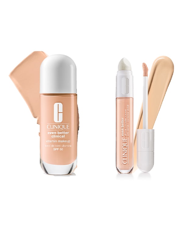 Even Better Vitamin Makeup Foundation + Concealer Ivory Set, 