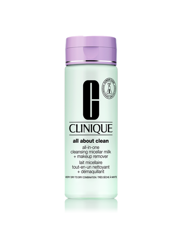 All About Clean Micellar Makyaj Temizleyici Cilt Tipi, Su gerektirmeyen temizleme sütü, makyajı tek adımda çıkarır.
