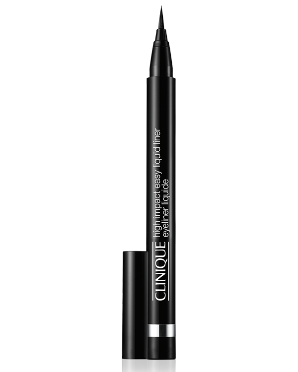High Impact Easy Liquid Siyah Eyeliner, Konik &amp; ince uçlu fırçası sayesinde tek bir hareketle eşit ve kusursuz dokunuşlar yapmana yardımcı olur. Uzun süre kalıcı ve suya dayanıklıdır. Oftalmolojik olarak test edilmiştir. Hassas gözler ve kontakt lens kullananlar için uygundur.&lt;BR&gt;