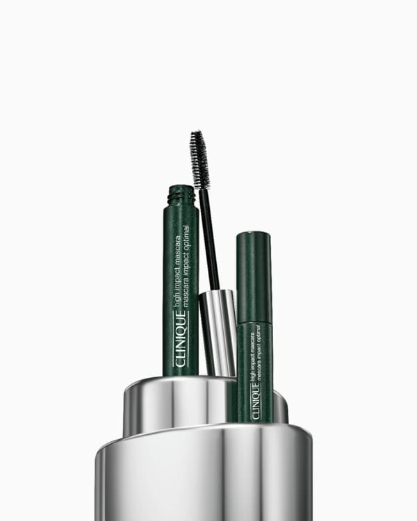 High Impact™ Maskara İkilisi, Double up on eye drama. This duo includes two sizes of Clinique’s most-loved mascara—one for home and one for bold lashes on the go. A XX.XX value.