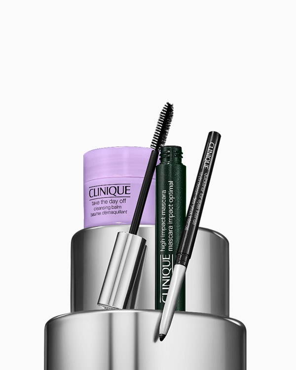 Göz Makyajı Seti, A set of eye makeup essentials, including a full size of our beloved buildable mascara.