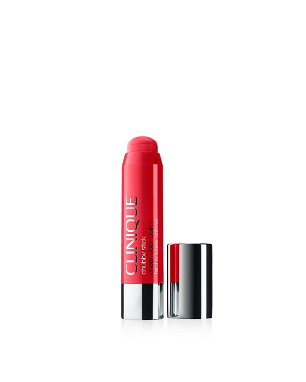 Chubby Stick™ Cheek Krem Allık, Uygulama hatasına izin vermeyen kremsi allık; yanaklara anında renk ve canlı görünümlü bir ışıltı kazandırır. Ayna gerektirmeden uygulamaya uygundur.