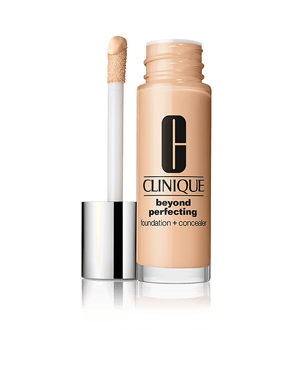 Beyond Perfecting Fondöten ve Göz Altı Kapatıcısı, Hafif ve nemlendirici içeren özel formülü sayesinde cilt üzerinde ağırlık yapmadan yoğun kapatıcılık sağlar. Gözenekleri tıkamadan derinlemesine kapatır.